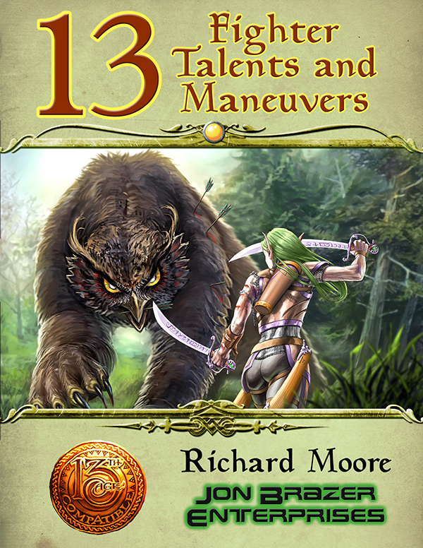 13 Fighter Maneuvers (13th Age Compatible)